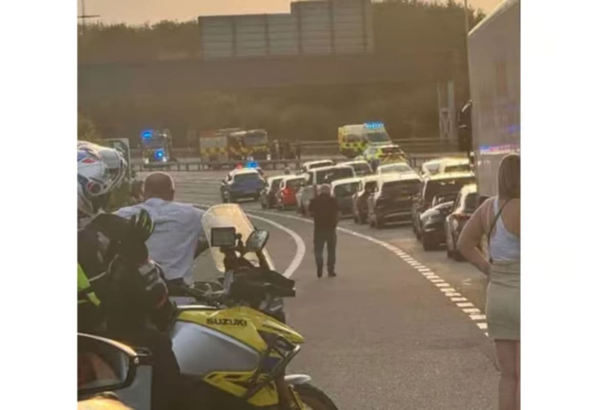 Running Man Structure Police update over A27 incident where man fell from bridge