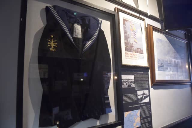 The Ship Anson pub is adorned with various armed forces memorabilia.