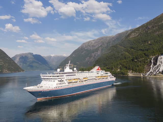 Fred Olsen will be returning to Portsmouth with trips to the Norwegian Fjords and the Caribbean. Pictured: Balmoral in the Baltic.