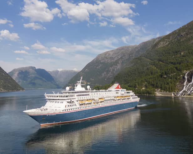 Fred Olsen will be returning to Portsmouth with trips to the Norwegian Fjords and the Caribbean. Pictured: Balmoral in the Baltic.