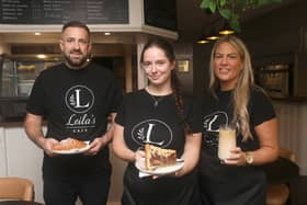 Leila's Cafe has open in Southsea, Portsmouth on Wednesday 30th September 2026

Pictured: Tony Steere, with daughter Leila Steere - manager and Tony’s wife Nikki

Picture: Habibur Rahman
