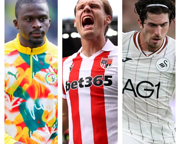 From left to right: Bamba Dieng, Svante Ingelsson and Josh Key were all linked with Pompey moves this summer.