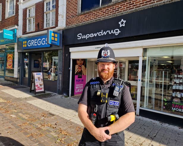 Sergeant Colin Webb heads the retail crime team