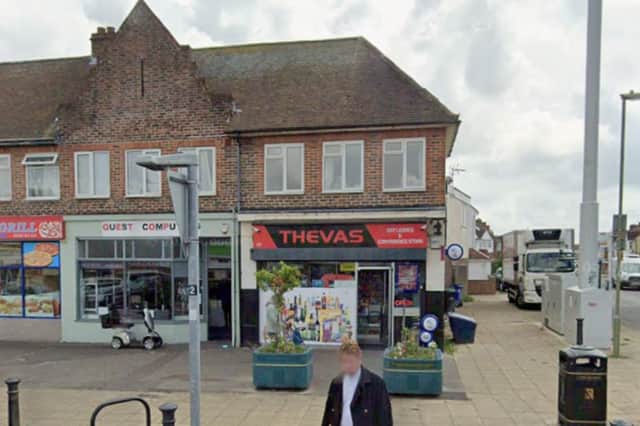 Thevas on Palymera Road, Gosport was visited by food inspectors in August after a customer reported seeing a mouse. Droppings were found at the property with the store closing to be cleaned.