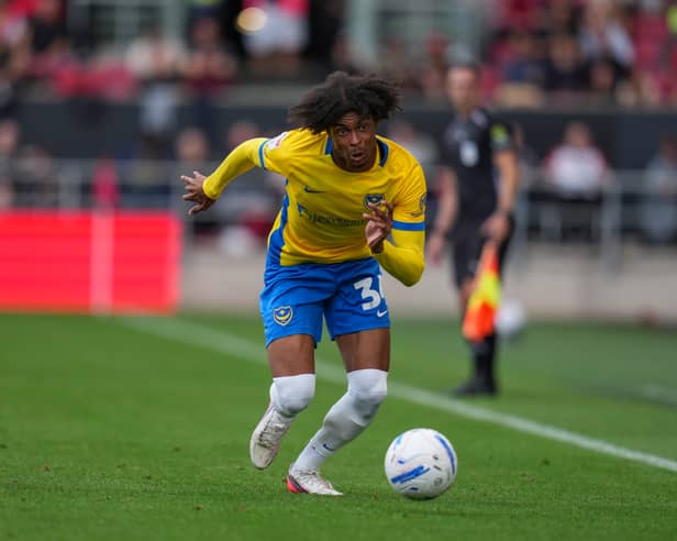 Harvey Blair has asked to leave Pompey - and was subsequently left out of the Blues' Football League squad. Picture: Jason Brown