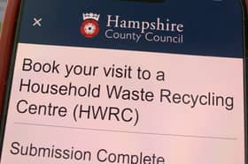 Booking a tip-run in Hampshire