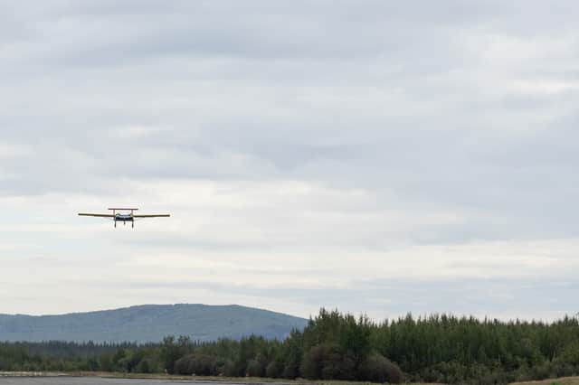 Windracers drone flying across the skies of Alaska.