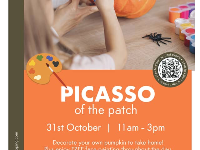 The event will allow people to paint their own pumpkins