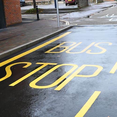 Hampshire bus stop