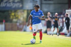 Pompey youngster Nat Chioma featured four times for Pompey in pre-season 