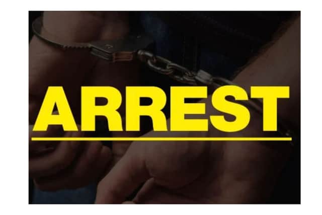 Two arrests were made