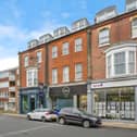 The Clarendon Road property occupies the first and second floors, creating a distinctive two-level home in Southsea