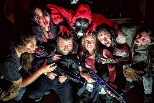 Immersive zombie infection experience for two - do you have what it takes to survive?