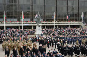 The Volunteer Cadet Corps will be celebrating its 125th anniversary in Portsmouth next week. Pictured: Remembrance Sunday at Guildhall Square in Portsmouth.