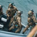 Royal Marines from the UK Commando Force conduct boarding training on Faroese fishing vessel, Gotunes FD 950 during Ex LION PROTECTOR 26 in the Faroe Islands.