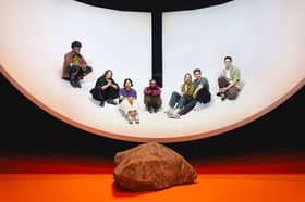 The company in Antigone Exits at Chichester Festival Theatre