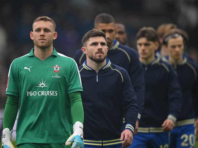 Southampton keeper Daniel Peretz