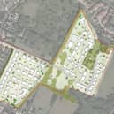 A plan for a new estate at Brook Lane, Warsash