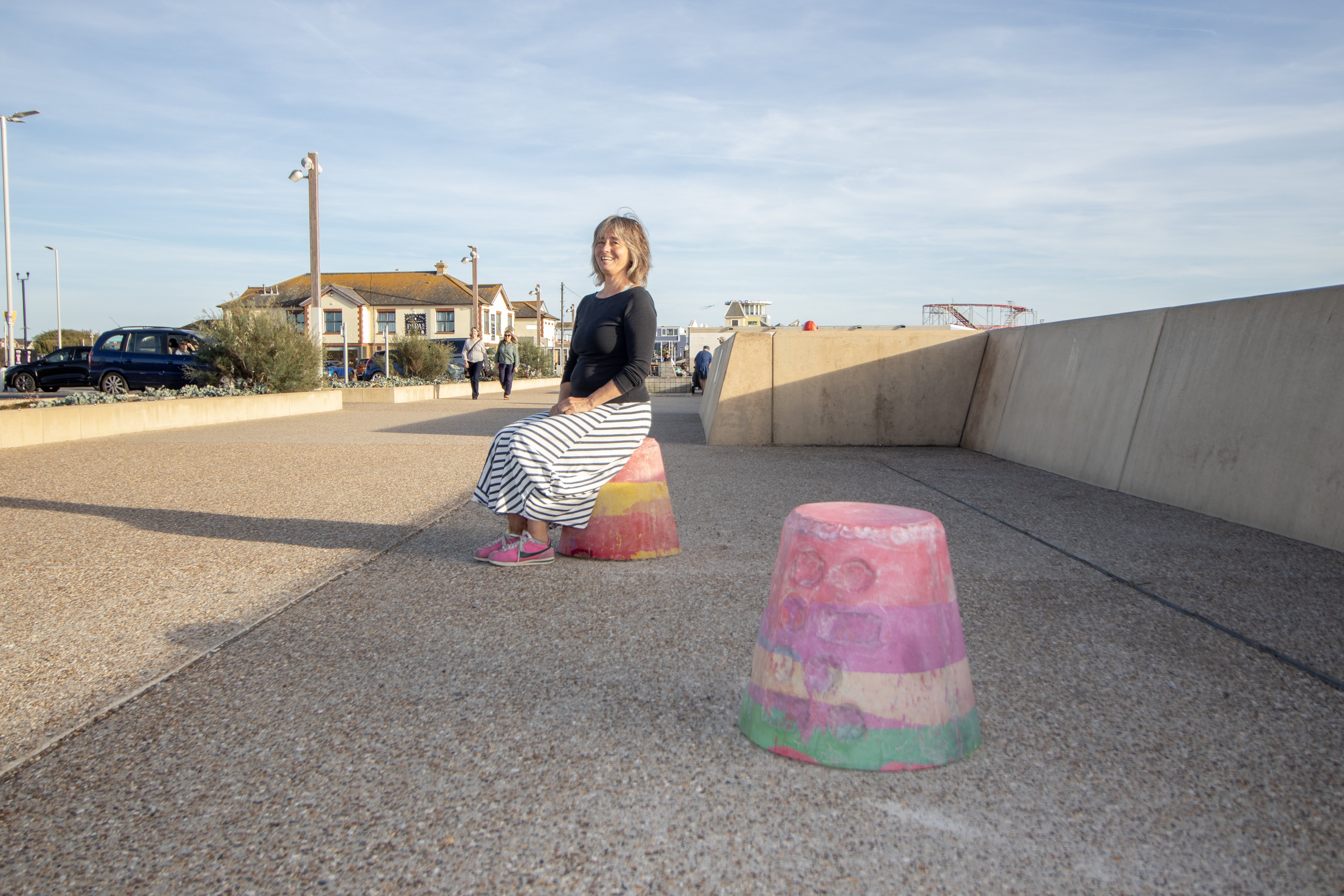 Call For Play: New sculptures by Hayling Island artist Flora Duley are installed on Southsea seafront near Clarence Pier