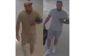 Police are looking for this man after £4,000 a beauty products were stolen from the Marks and Spencer store in Tollbar Way, Hedge End, on Thursday, August 20 and Saturday, August 22.