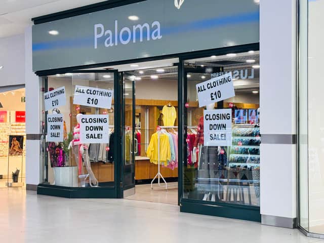 Paloma is closing down in Cascades Shopping Centre in Portsmouth.
