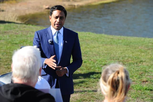 Zia Yusuf, Reform UK's spokesperson for home affairs visited Haslar Marina, Gosport, on Monday, October 5, 2026
Picture: Sarah Standing