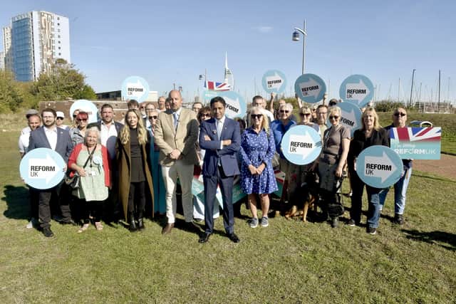 Zia Yusuf, Reform UK's spokesperson for home affairs visited Haslar Marina, Gosport, on Monday, October 5, 2026.
Picture: Sarah Standing 