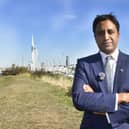 Zia Yusuf, Reform UK's spokesperson for home affairs visited Haslar Marina, Gosport, on Monday, October 5, 2026.

Picture: Sarah Standing (051026-9273)