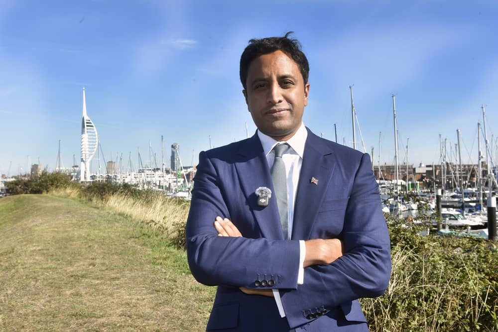 Zia Yusuf, Reform UK's spokesperson for home affairs visited Haslar Marina, Gosport, on Monday, October 5, 2026.

Picture: Sarah Standing (051026-9273)