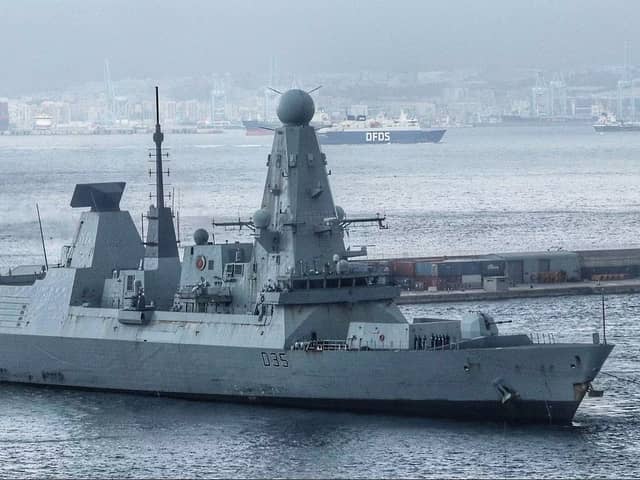 Type 45 destroyer HMS Dragon is heading back home to Portsmouth after recently being seen in Gibraltar.