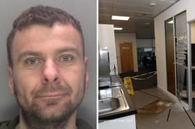 Kuba Graczyk, 37, has been jailed after stealing from the NHS in Chichester among a spree of burglaries.