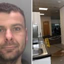 Kuba Graczyk, 37, has been jailed after stealing from the NHS in Chichester among a spree of burglaries.