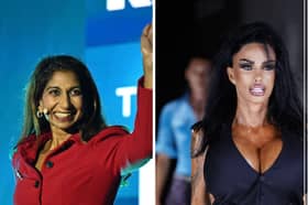Suella Braverman and Katie Price