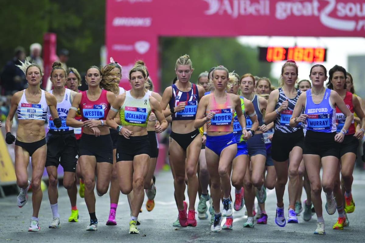 Run Joe Run Sign Olympian announced to start the Great South Run as race schedule confirmed