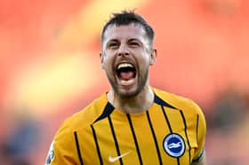 Former Brighton defender Adam Webster is set to train with Pompey after an injury lay-off. Pic: Getty