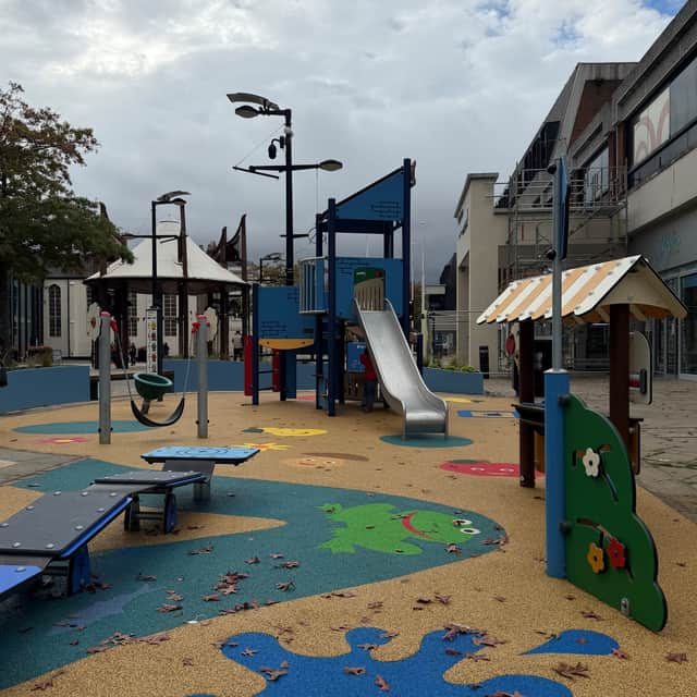The new playground in Fareham town centre