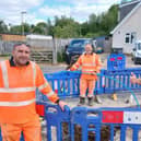 As part of the improvements, Portsmouth Water and Cappagh replaced sections of older pipework to help prevent leaks and bursts.