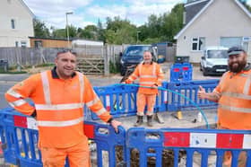 As part of the improvements, Portsmouth Water and Cappagh replaced sections of older pipework to help prevent leaks and bursts.