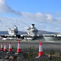 HMS Queen Elizabeth has visited Belfast on a four day diplomatic visit. This is the first visit of its kind since 1965.