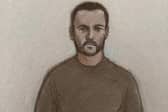 Court artist sketch by Elizabeth Cook of Royal Navy sailor Teddy Young appearing at Westminster Magistrates' Court, London, where he was charged with engaging in conduct preparatory to the commission of an offence under the National Security Act 2023 and a second allegation of obtaining, accepting or retaining material benefit from a designated body. Picture date: Thursday October 8, 2026.