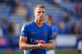 Pompey’s Conor Shaughnessy