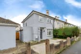 The Beauchamp Avenue semi-detached home comes with ample off-road parking and a detached garage with an electric door