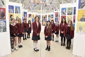 From left, Portsmouth High School pupils Isabella, Olivia, Avangeline, Safiyyah, Alice, Poppy, Bella, Sophia, Sara and Thea, all from Year 7.