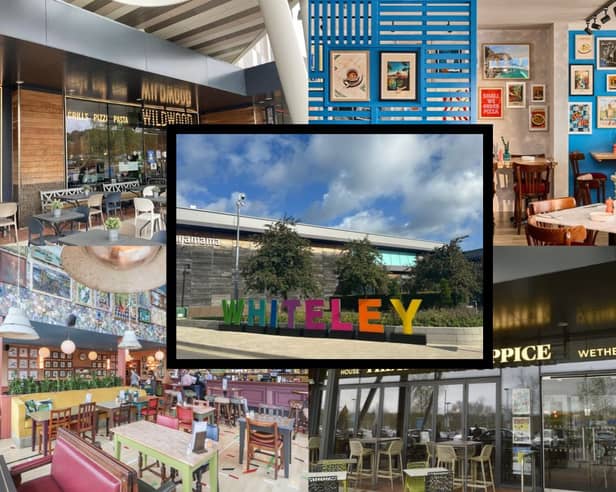 Whiteley's eateries rated from worst to best.