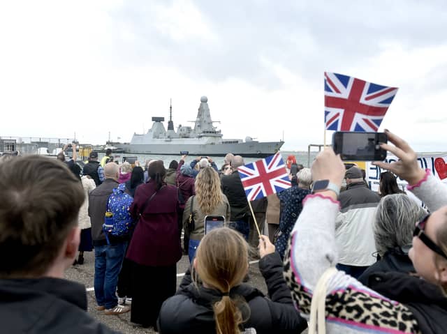 HMS Dragon returns home to Portsmouth on Friday, October 9, 2026, after leaving for an emergency deployment on March 10, 2026, due to the ongoing Iran war.