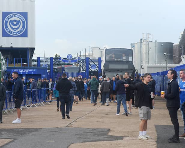 The 'bubble' system remains in place for Pompey supporters traveling to and from Southampton this season.