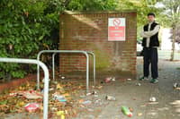 Harry, a resident of the flats effected by the tipping of rubbish on St. Marys Rd, Fratton
