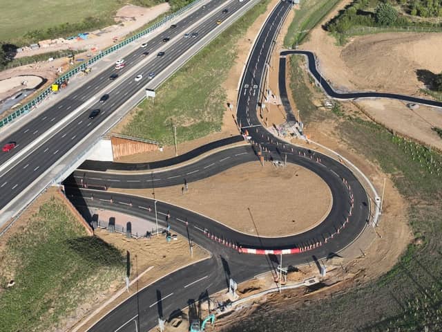 The M27's Junction 10 will be partially opening for motorists on Monday, October 12.