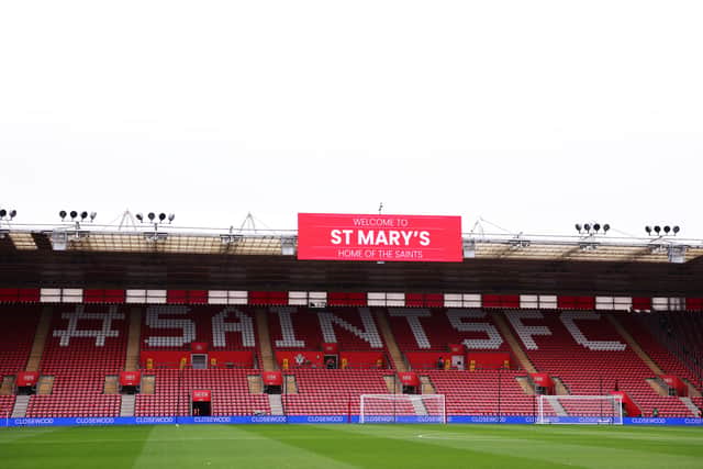 St Mary's Stadium.