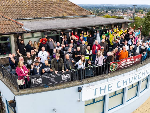 Pictured:  Mental Health Motorbike anniversary event